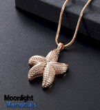 Starfish Cremation Beach Star Fish Urn Keepsake Ashes Memorial Necklace