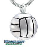 Volleyball Urn Cremation Pendant Ash Holder Memorial Necklace