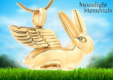 Rabbit Ashes Bunny Urn Cremation Pendant Ashes Holder Memorial Necklace