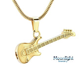 Electric Guitar Music Urn Cremation Necklace