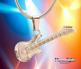 Electric Guitar Music Urn Cremation Necklace