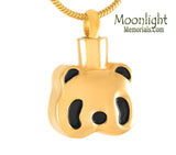 Panda Bear Cremation Urn Keepsake Ashes Necklace