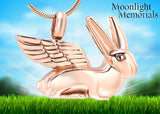 Rabbit Ashes Bunny Urn Cremation Pendant Ashes Holder Memorial Necklace