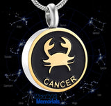 Horoscope Constellations Cremation Urn Ashes Holder Memorial Necklace