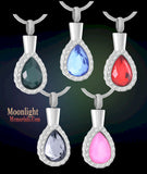 Crystal Teardrop Urn Cremation Necklace