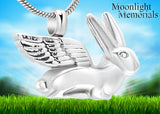 Rabbit Ashes Bunny Urn Cremation Pendant Ashes Holder Memorial Necklace