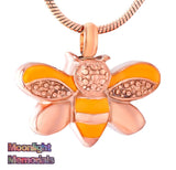 Bumble Bee Urn Cremation Necklace