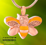 Bumble Bee Urn Cremation Necklace