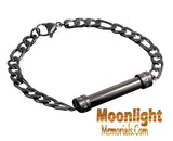 Crystal Cylinder Urn Cremation Bracelet