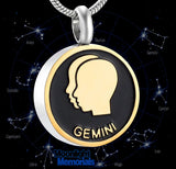 Horoscope Constellations Cremation Urn Ashes Holder Memorial Necklace