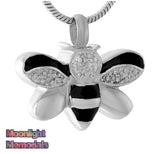 Bumble Bee Urn Cremation Necklace