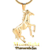 Horse Running Urn Cremation Necklace