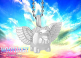 Pig Angel Wings Fly Urn Keepsake Ashes Memorial Necklace