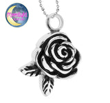 Rose Flower Cremation Urn Keepsake Ashes Memorial Necklace