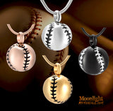 Baseball Urn Cremation Pendant Ash Holder Memorial Necklace