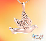 Dove Urn Bird Cremation Necklace