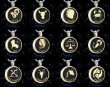 Horoscope Constellations Cremation Urn Ashes Holder Memorial Necklace