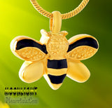 Bumble Bee Urn Cremation Necklace