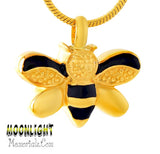 Bumble Bee Urn Cremation Necklace