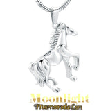 Horse Running Urn Cremation Necklace