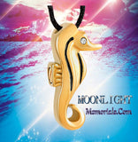 Seahorse Urn Cremation Necklace