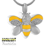 Bumble Bee Urn Cremation Necklace