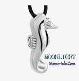 Seahorse Urn Cremation Necklace