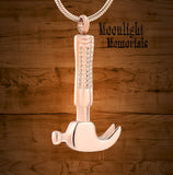 Hammer Urn Cremation Necklace