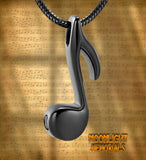 Music Note Musical Urn Cremation Necklace