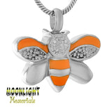 Bumble Bee Urn Cremation Necklace