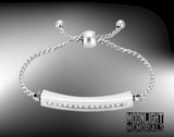 Bar Crystal Cylinder Urn Cremation Bracelet