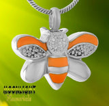 Bumble Bee Urn Cremation Necklace