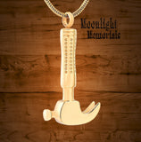 Hammer Urn Cremation Necklace