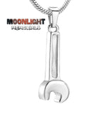 Wrench Tool Contractor Urn Keepsake Ashes Memorial Necklace