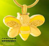 Bumble Bee Urn Cremation Necklace