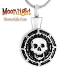 Skull Head Urn Cremation Necklace