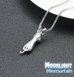 Cat Kitty hold on Cremation Urn Keepsake Ashes Memorial Necklace