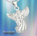 Angel of Peace Cremation Urn Keepsake Ashes Memorial Necklace