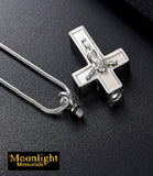 Jesus on the Cross Classic Urn Cremation Necklace