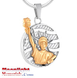 Statue of Liberty Cremation Urn Keepsake Ashes Memorial Necklace