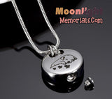 Puppy Sleeping Dog Pet Urn Cremation Necklace