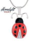 Ladybug Cremation Urn Keepsake Ashes Memorial Necklace