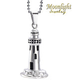 Lighthouse Cremation Urn Keepsake Ashes Memorial Necklace