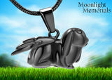 Rabbit Ashes Bunny Urn Cremation Pendant Ashes Holder Memorial Necklace