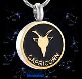 Horoscope Constellations Cremation Urn Ashes Holder Memorial Necklace