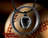 Baseball Always In My Heart Urn Cremation Pendant Ash Holder Memorial Necklace