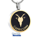 Horoscope Constellations Cremation Urn Ashes Holder Memorial Necklace