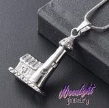 Lighthouse House Cremation Urn Keepsake Ashes Memorial Necklace