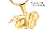 Rabbit Ashes Bunny Urn Cremation Pendant Ashes Holder Memorial Necklace