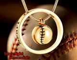 Baseball Always In My Heart Urn Cremation Pendant Ash Holder Memorial Necklace